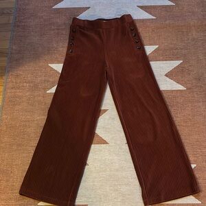 Petite small New Directions rust color stretchy pants